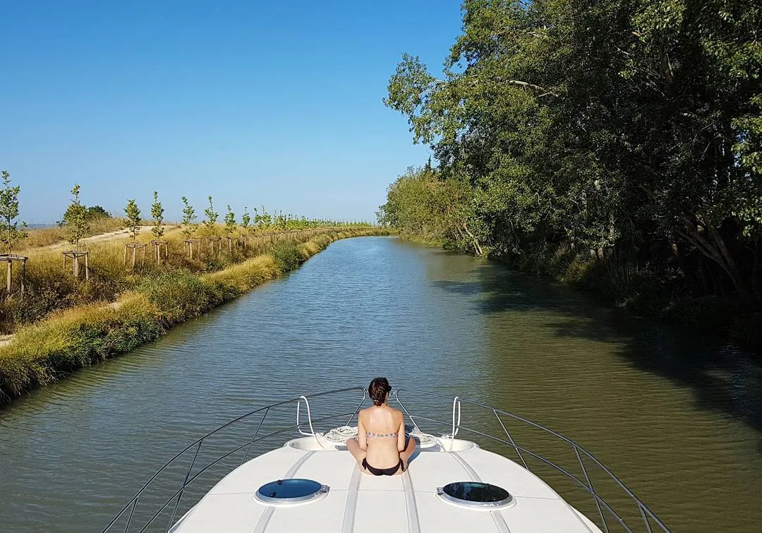 Le canal du Midi en bateau