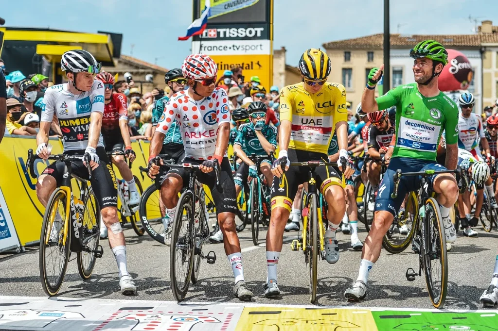 Arrivée du Tour de France à Carcassonne le 20 juillet