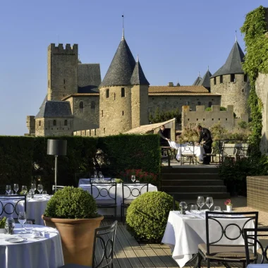 Restaurants dans la cité de Carcassonne